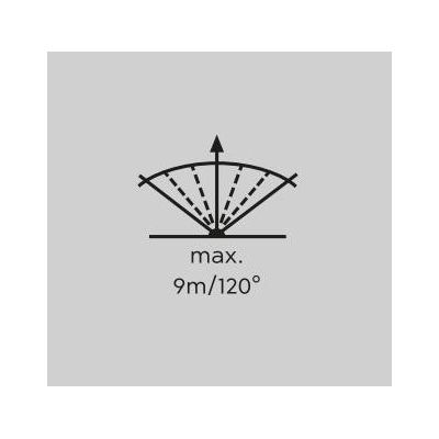HORTON APPLIQUE PER ESTERNI CON SENSORE DI MOVIMENTO ORIENTABILE IP54 LED 8W ANTRACITE TRIO LIGHTING - Cristalensi Shop Online