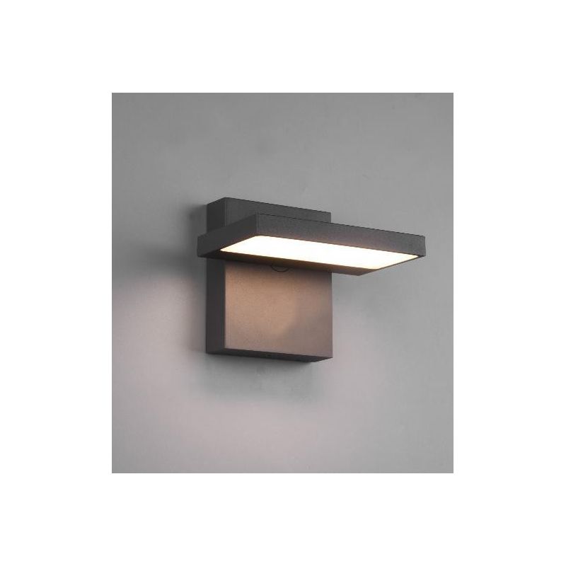 HORTON APPLIQUE PER ESTERNI CON DIFFUSORE ORIENTABILE IP54 LED 8W ANTRACITE MODERNO TRIO LIGHTING - Cristalensi Shop Online