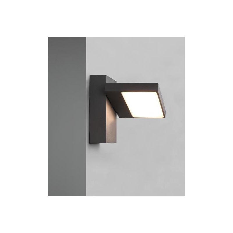 HORTON APPLIQUE PER ESTERNI CON DIFFUSORE ORIENTABILE IP54 LED 8W ANTRACITE MODERNO TRIO LIGHTING - Cristalensi Shop Online