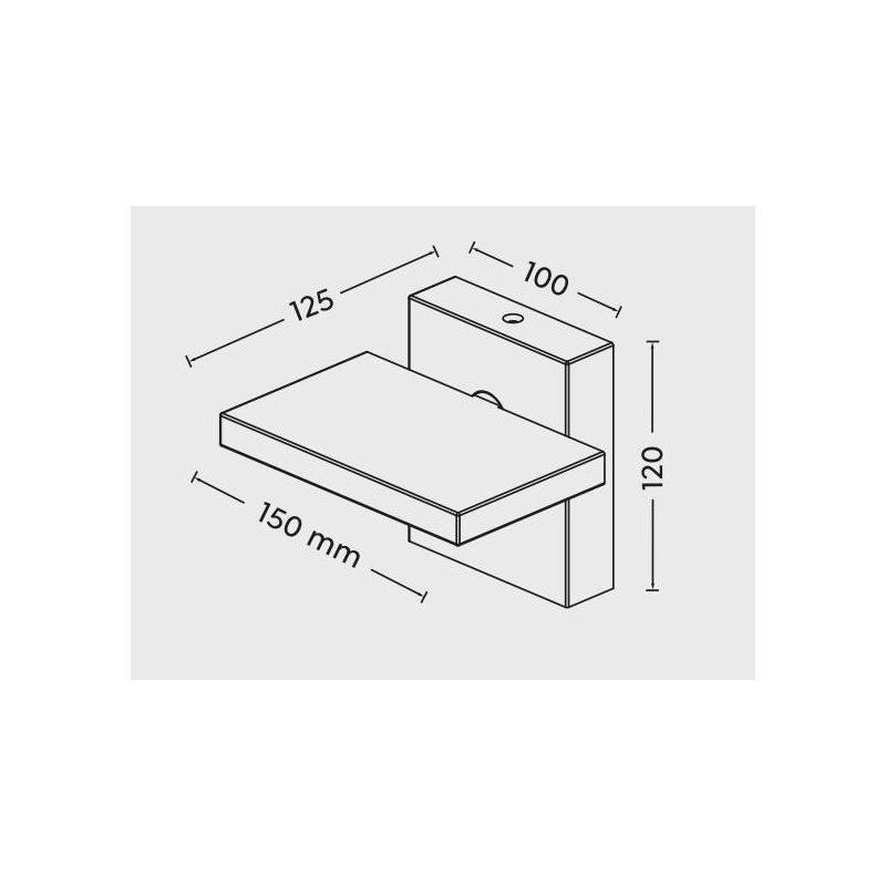 HORTON APPLIQUE PER ESTERNI CON DIFFUSORE ORIENTABILE IP54 LED 8W ANTRACITE MODERNO TRIO LIGHTING - Cristalensi Shop Online