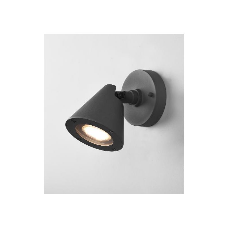KAVERI FARETTO DA ESTERNI ORIENTABILE IP44 MODERNO COLORE ANTRACITE CON ATTACCO GU10 TRIO LIGHTING - Cristalensi Shop Online