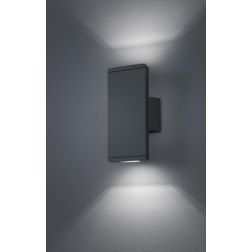 COLORADO APPLIQUE IP54 PER AMBIENTI ESTERNI ANTRACITE BIEMISSIONE DI LUCE LED 3W LUCE 3000K TRIO LIGHTING - Cristalensi Shop Onl