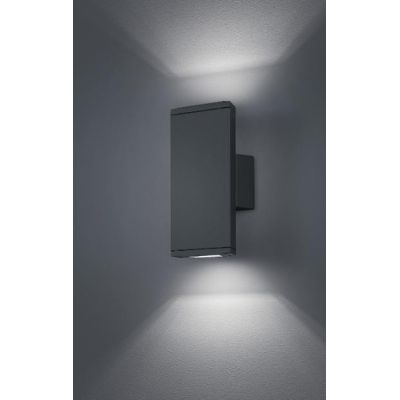 COLORADO APPLIQUE IP54 PER AMBIENTI ESTERNI ANTRACITE BIEMISSIONE DI LUCE LED 3W LUCE 3000K TRIO LIGHTING - Cristalensi Shop Onl
