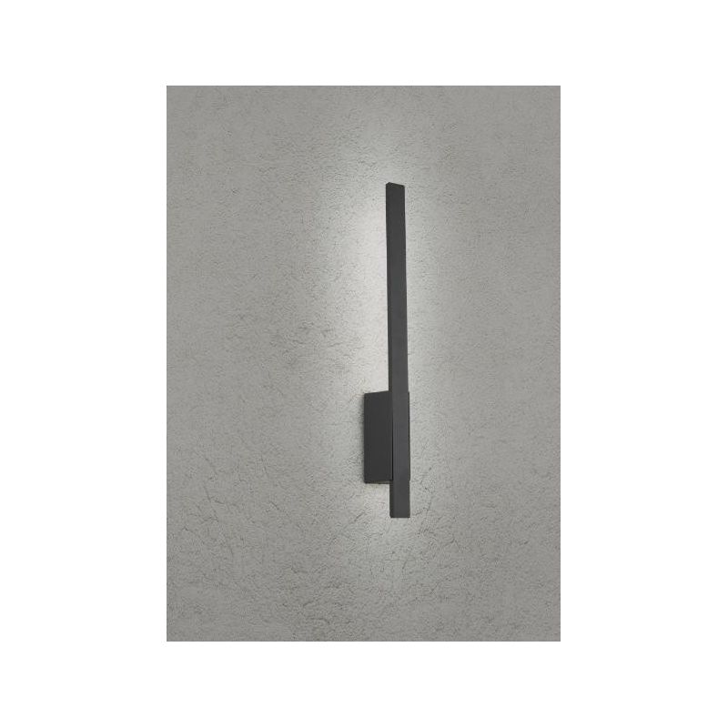 TAWA LAMPADA DA PARETE SOTTILE IP54 PER ESTERNI ANTRACITE LED 7W LUCE 3000K MODERNA TRIO LIGHTING - Cristalensi Shop Online