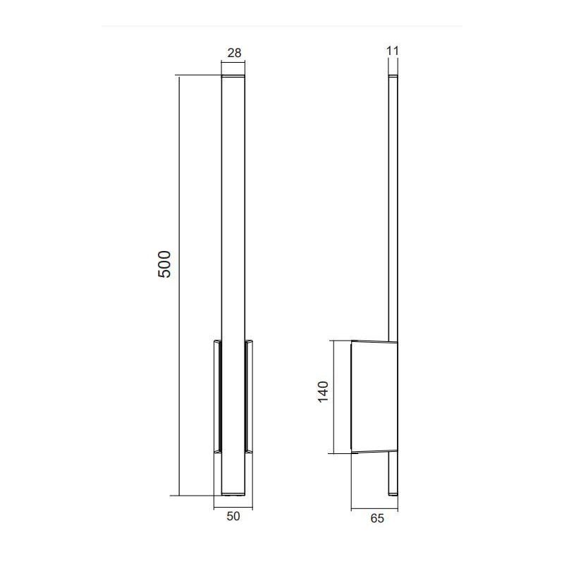 TAWA LAMPADA DA PARETE SOTTILE IP54 PER ESTERNI ANTRACITE LED 7W LUCE 3000K MODERNA TRIO LIGHTING - Cristalensi Shop Online