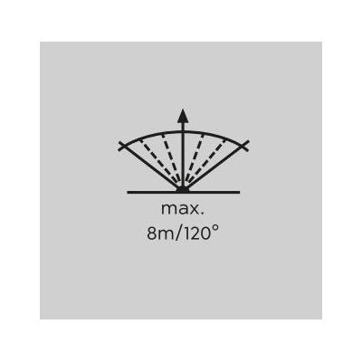 HOOSIC APPLIQUE CON SENSORE DI MOVIMENTO 2 LUCI DA ESTERNI IP44 ANTRACITE ATTACCO 2XE27 MODERNO TRIO LIGHTING - Cristalensi Shop
