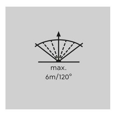 NORMAN APPLIQUE CON SENSORE DI MOVIMENTO IP44 DA ESTERNI 2 COLORI STILE VINTAGE ATTACCO E27 TRIO LIGHTING - Cristalensi Shop Onl