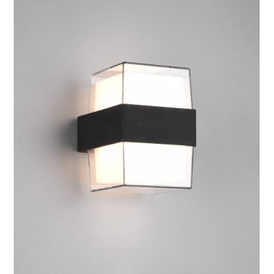 MOLINA APPLIQUE DA ESTERNO IP54 ANTRACITE MODERNA LED 5W LUCE 3000K RETTANGOLARE RL - Cristalensi Shop Online