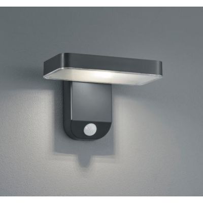 ESQUEL APPLIQUE DA ESTERNO IP44 AD ENERGIA SOLARE E CON SENSORE DI MOVIMENTO ANTRACITE LED 4,5W RL - Cristalensi Shop Online