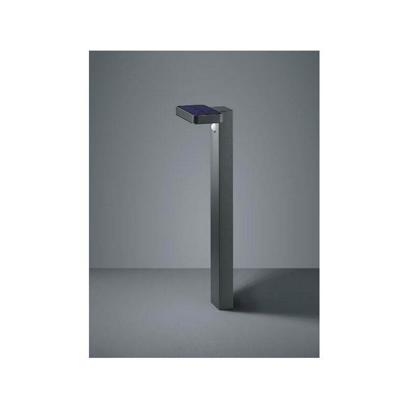 ESQUEL PALO DA ESTERNO IP44 AD ENERGIA SOLARE E CON SENSORE DI MOVIMENTO ANTRACITE LED 4,5W RL - Cristalensi Shop Online
