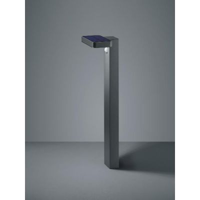 ESQUEL PALO DA ESTERNO IP44 AD ENERGIA SOLARE E CON SENSORE DI MOVIMENTO ANTRACITE LED 4,5W RL - Cristalensi Shop Online