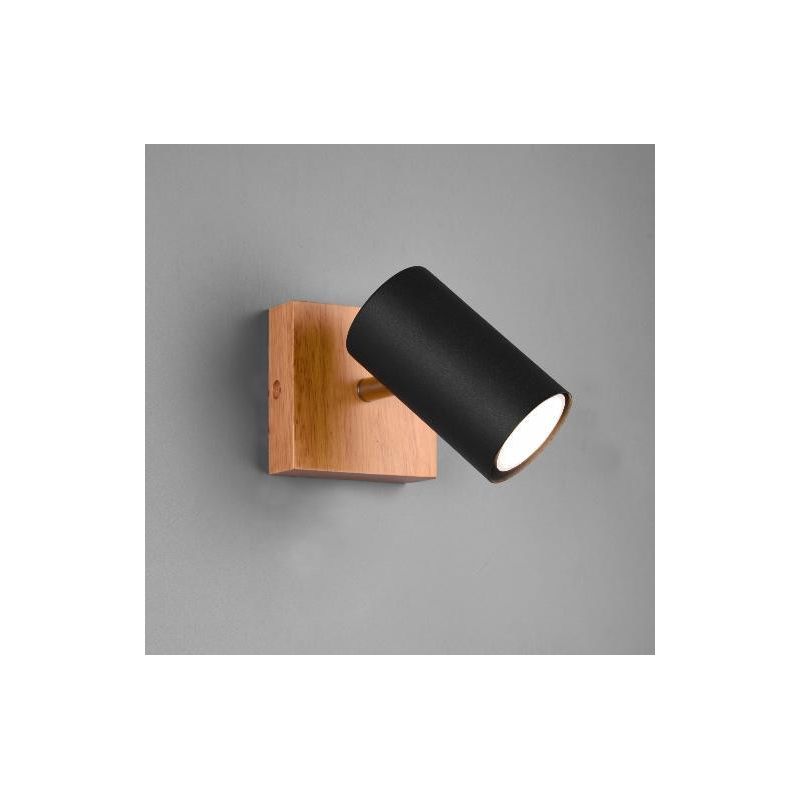 MARLEY FARETTO DA SOFFITTO O PARETE ORIENTABILE IN LEGNO E METALLO 3 COLORI ATTACCO GU10 TRIO LIGHTING - Cristalensi Shop Online