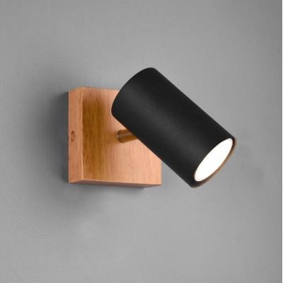 MARLEY FARETTO DA SOFFITTO O PARETE ORIENTABILE IN LEGNO E METALLO 3 COLORI ATTACCO GU10 TRIO LIGHTING - Cristalensi Shop Online