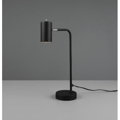 MARLEY LAMPADA DA TAVOLO H45 IN METALLO FINITURA BIANCO O NERO MODERNA ATTACCO GU10 TRIO LIGHTING - Cristalensi Shop Online