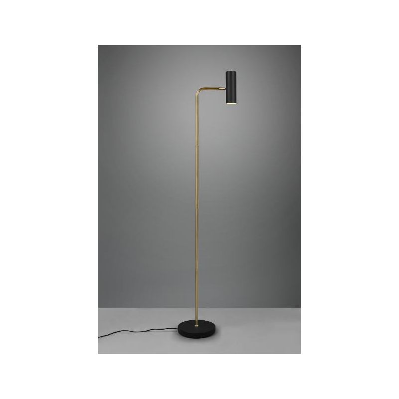 MARLEY PIANTANA H150 IN METALLO FINITURA NICHEL O OTTONE SATINATO MODERNA ATTACCO GU10 TRIO LIGHTING - Cristalensi Shop Online