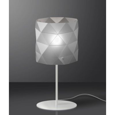 PRISMA LAMPADA DA TAVOLO H36 IN POLILUX 5 COLORI CON SFACCETTATURE PIRAMIDALI DI LINEA ZERO Linea Zero - Cristalensi Shop Online