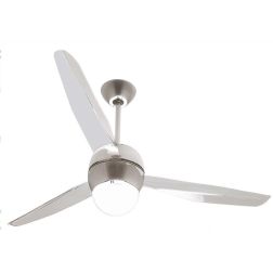 SFERA LED CROMO 12W 1400 LUMEN 3000K VENTILATORE DI ITALEXPORT DIAMETRO 127 Italexport - Cristalensi Shop Online