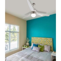 SFERA LED CROMO 12W 1400 LUMEN 3000K VENTILATORE DI ITALEXPORT DIAMETRO 127 Italexport - Cristalensi Shop Online 2