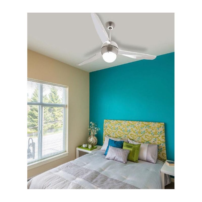 SFERA LED CROMO 12W 1400 LUMEN 3000K VENTILATORE DI ITALEXPORT DIAMETRO 127 Italexport - Cristalensi Shop Online