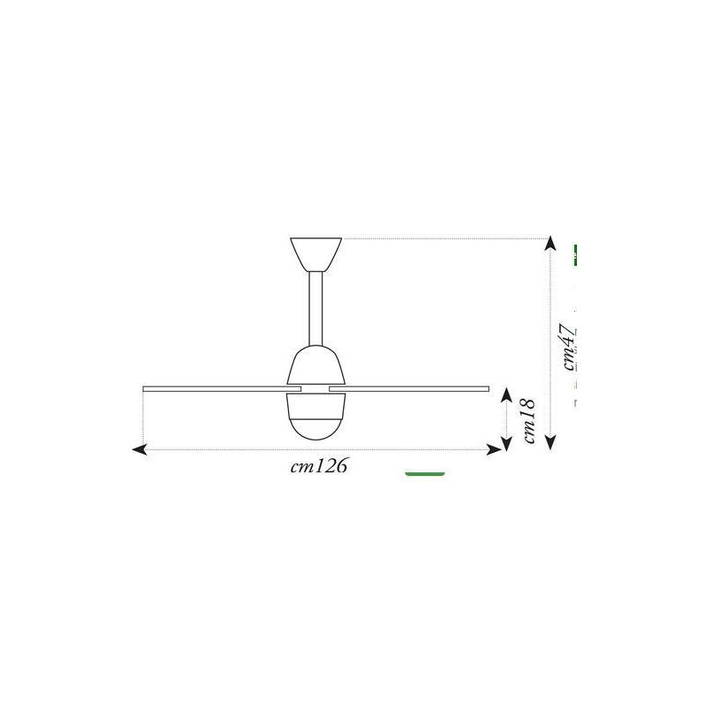 SFERA LED CROMO 12W 1400 LUMEN 3000K VENTILATORE DI ITALEXPORT DIAMETRO 127 Italexport - Cristalensi Shop Online