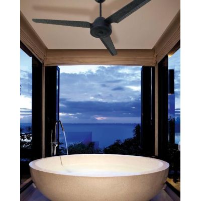 BLACK LIBELLULA 3 PALE VENTILATORE A SOFFITTO SENZA LUCE DIAMETRO 127 CM CON TELECOMANDO INCLUSO Italexport - Cristalensi Shop O
