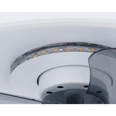 JOEY VENTILATORE BIANCO A SOFFITTO CON LED DA 34W LUCE DIMMERABILE CON TELECOMANDO INCLUSO Globo Lighting - Cristalensi Shop Onl
