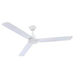 FERRO VENTILATORE A SOFFITTO BIANCO SENZA LUCE 3 PALE DIAMETRO 142 CM CON TELECOMANDO INCLUSO Globo Lighting - Cristalensi Shop 