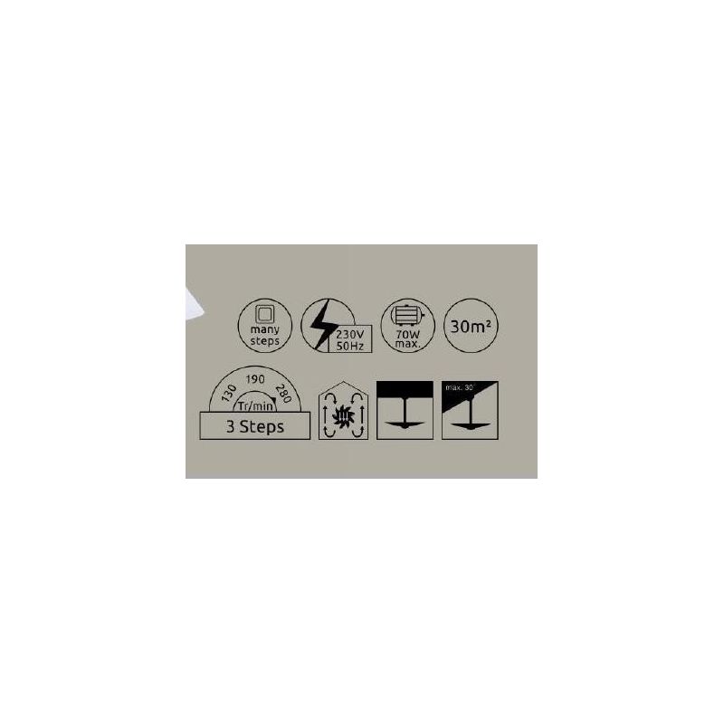 FERRO VENTILATORE A SOFFITTO BIANCO SENZA LUCE 3 PALE DIAMETRO 142 CM CON TELECOMANDO INCLUSO Globo Lighting - Cristalensi Shop 