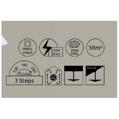 FERRO VENTILATORE A SOFFITTO BIANCO SENZA LUCE 3 PALE DIAMETRO 142 CM CON TELECOMANDO INCLUSO Globo Lighting - Cristalensi Shop 