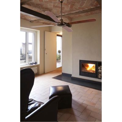 MALVINAS VENTILATORE A SOFFITTO SENZA LUCE IN MARRONE DIAMETRO 140 CM FARO VENTILATORI - Cristalensi Shop Online