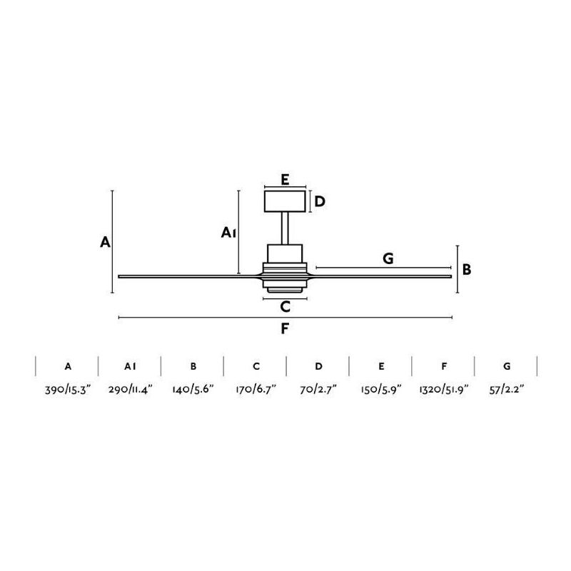 LANTAU L VENTILATORE A SOFFITTO LED 15W LUCE 3000K D132 CM NICKEL CON PALE NOCE O PINO FARO VENTILATORI - Cristalensi Shop Onlin