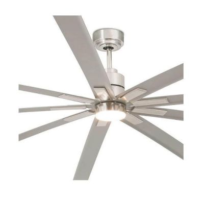 MANHATTAN VENTILATORE DIAMETRO CM 240 LUCE LED 16W DIMMERABILE CON 9 PALE TELECOMANDO INCLUSO FARO VENTILATORI - Cristalensi Sho