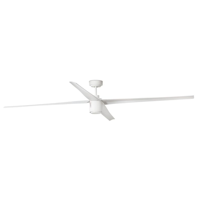 ATTOS VENTILATORE MARRONE O BIANCO D210 LUCE LED 18W DIMMERABILE 4 PALE E TELECOMANDO INCLUSO FARO VENTILATORI - Cristalensi Sho