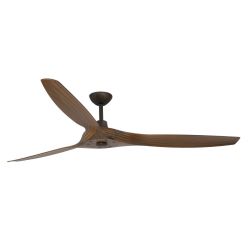 MOREA VENTILATORE SENZA LUCE CON 3 PALE PINO O NOGAL DIAMETRO CM 150 CON TELECOMANDO INCLUSO FARO VENTILATORI - Cristalensi Shop 2