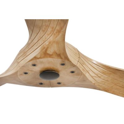 MOREA VENTILATORE SENZA LUCE CON 3 PALE PINO O NOGAL DIAMETRO CM 150 CON TELECOMANDO INCLUSO FARO VENTILATORI - Cristalensi Shop