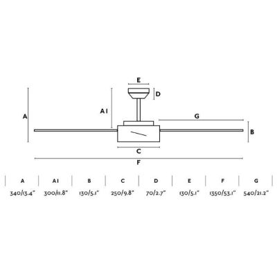 HYDRA VENTILATORE DA SOFFITTO 2 COLORI LED 22W D133 CM 4 PALE REVERSIBILI TELECOMANDO FARO VENTILATORI - Cristalensi Shop Online
