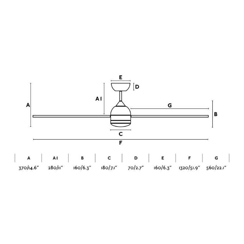 POROS VENTILATORE A SOFFITTO LUCE LED 19W LUCE 2700K DIAMETRO CM 132 3 PALE IN LEGNO E TELECOMANDO FARO VENTILATORI - Cristalens