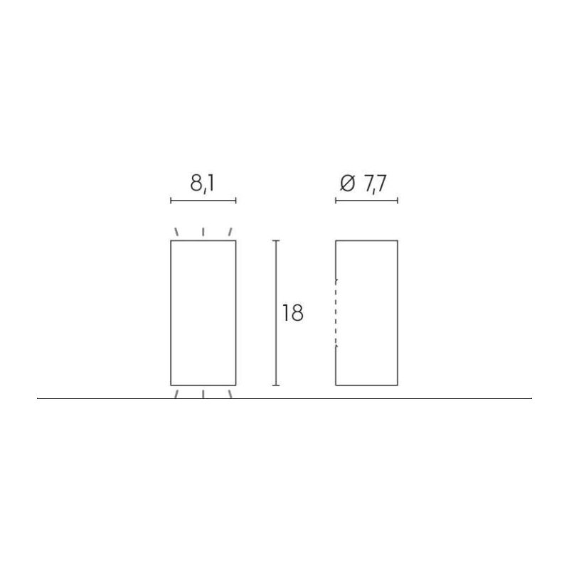 SIRIO APPLIQUE ESTERNO IP54 A LED 12W INTEGRATO SOSTITUIBILE NERO O BIANCO CON LUCE 3000K Sovil - Cristalensi Shop Online