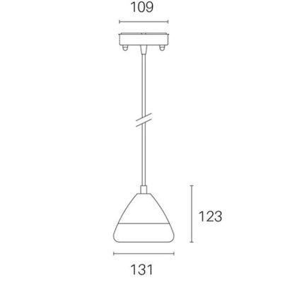 GRAAL PICCOLA SOSPENSIONE DA ESTERNI IP54 LED 20W LUCE 3000K O 4000K IN 4 COLORI Sovil - Cristalensi Shop Online
