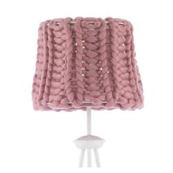 DOLLY PIANTANA MODERNA BASE TREPPIEDI H150 CON DIFFUSORE IN LANA COLORE ROSA ANTICO CRISTALENSI LIGHT - Cristalensi Shop Online 2