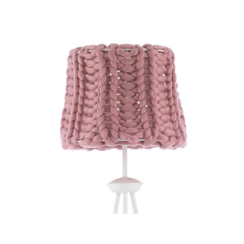 DOLLY PIANTANA MODERNA BASE TREPPIEDI H150 CON DIFFUSORE IN LANA COLORE ROSA ANTICO CRISTALENSI LIGHT - Cristalensi Shop Online