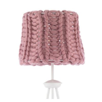 DOLLY PIANTANA MODERNA BASE TREPPIEDI H150 CON DIFFUSORE IN LANA COLORE ROSA ANTICO CRISTALENSI LIGHT - Cristalensi Shop Online