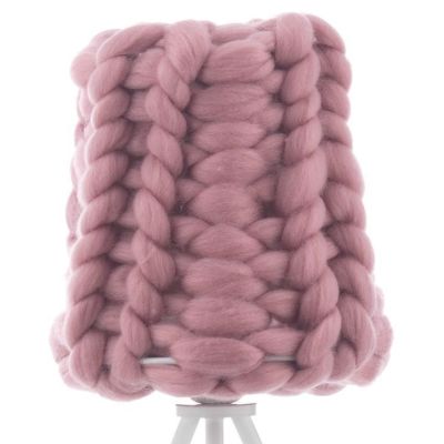 DOLLY LAMPADA DA TAVOLO MODERNA BASE TREPPIEDI CON DIFFUSORE IN LANA COLORE ROSA ANTICO CRISTALENSI LIGHT - Cristalensi Shop Onl