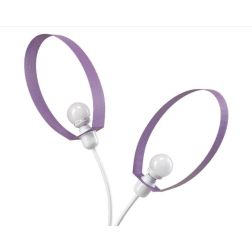 MILA LAMPADA DA TAVOLO 2 LUCI MODERNA IN METALLO BIANCO CON PARALUMI IN TESSUTO LILLA TRAFORATO CRISTALENSI LIGHT - Cristalensi 2