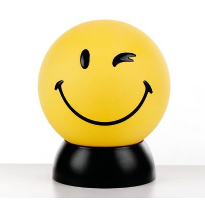 SMILEY BIRBO LUMETTO PICCOLO SFERICO COLORI GIALLO O BIANCO D15 LAMPADINA LED INCLUSA CRISTALENSI LIGHT - Cristalensi Shop Onlin
