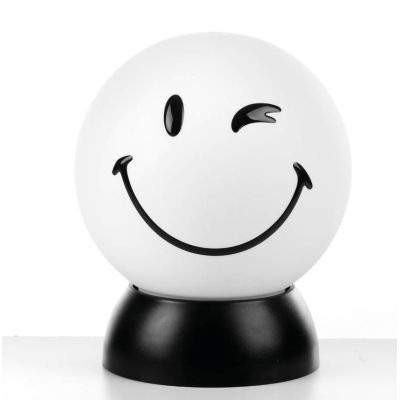 SMILEY BIRBO LUMETTO PICCOLO SFERICO COLORI GIALLO O BIANCO D15 LAMPADINA LED INCLUSA CRISTALENSI LIGHT - Cristalensi Shop Onlin