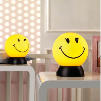 SMILEY LOLITA LUMETTO PICCOLO SFERICO COLORI GIALLO O BIANCO D15 LAMPADINA LED INCLUSA CRISTALENSI LIGHT - Cristalensi Shop Onli