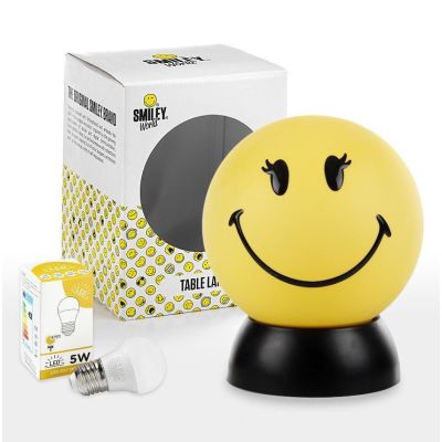 SMILEY LOLITA LUMETTO PICCOLO SFERICO COLORI GIALLO O BIANCO D15 LAMPADINA LED INCLUSA CRISTALENSI LIGHT - Cristalensi Shop Onli