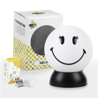 SMILEY LOLITA LUMETTO PICCOLO SFERICO COLORI GIALLO O BIANCO D15 LAMPADINA LED INCLUSA CRISTALENSI LIGHT - Cristalensi Shop Onli