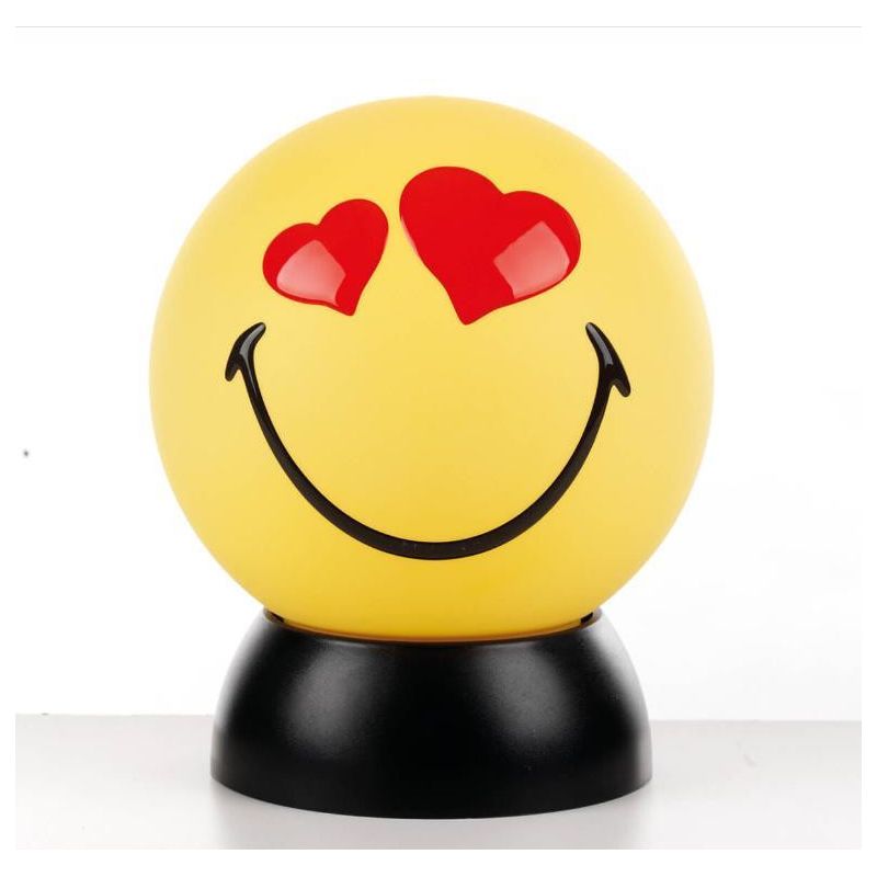 SMILEY CUPIDO LUMETTO PICCOLO SFERICO COLORI GIALLO O BIANCO D15 LAMPADINA LED INCLUSA CRISTALENSI LIGHT - Cristalensi Shop Onli